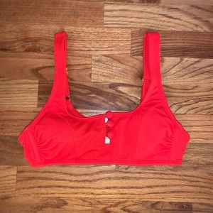 Target Red Bandeau Bikini Top size s